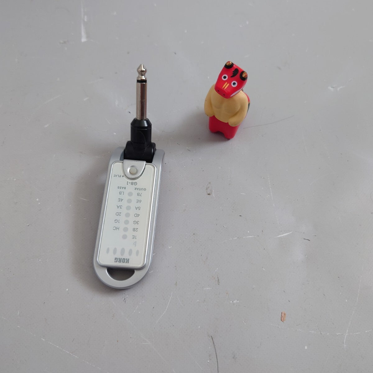 Tested KORG plug-in Tuner pitchjack Guitar Bass GB-1 pitch jack From Japan white