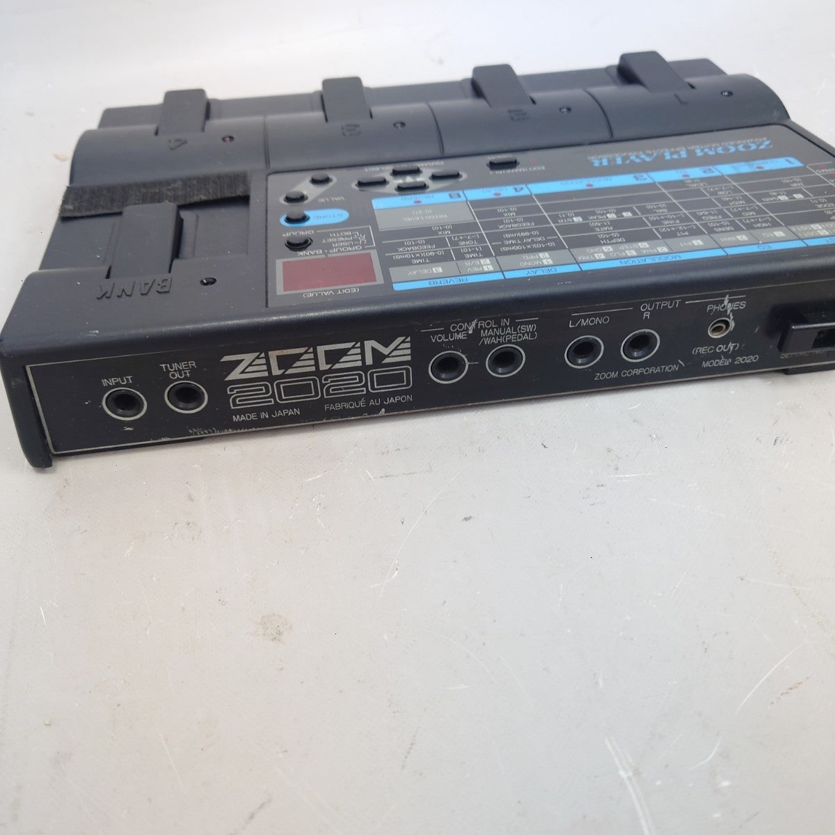 ZOOM 2020 Advanced Guitar Effects Processor Multi-Effects Pedal Tested from Japa
