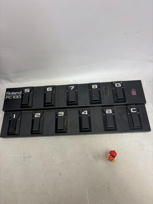 Roland FC-100 Foot Controller MIDI Pedal Switcher Tested Working from Japan