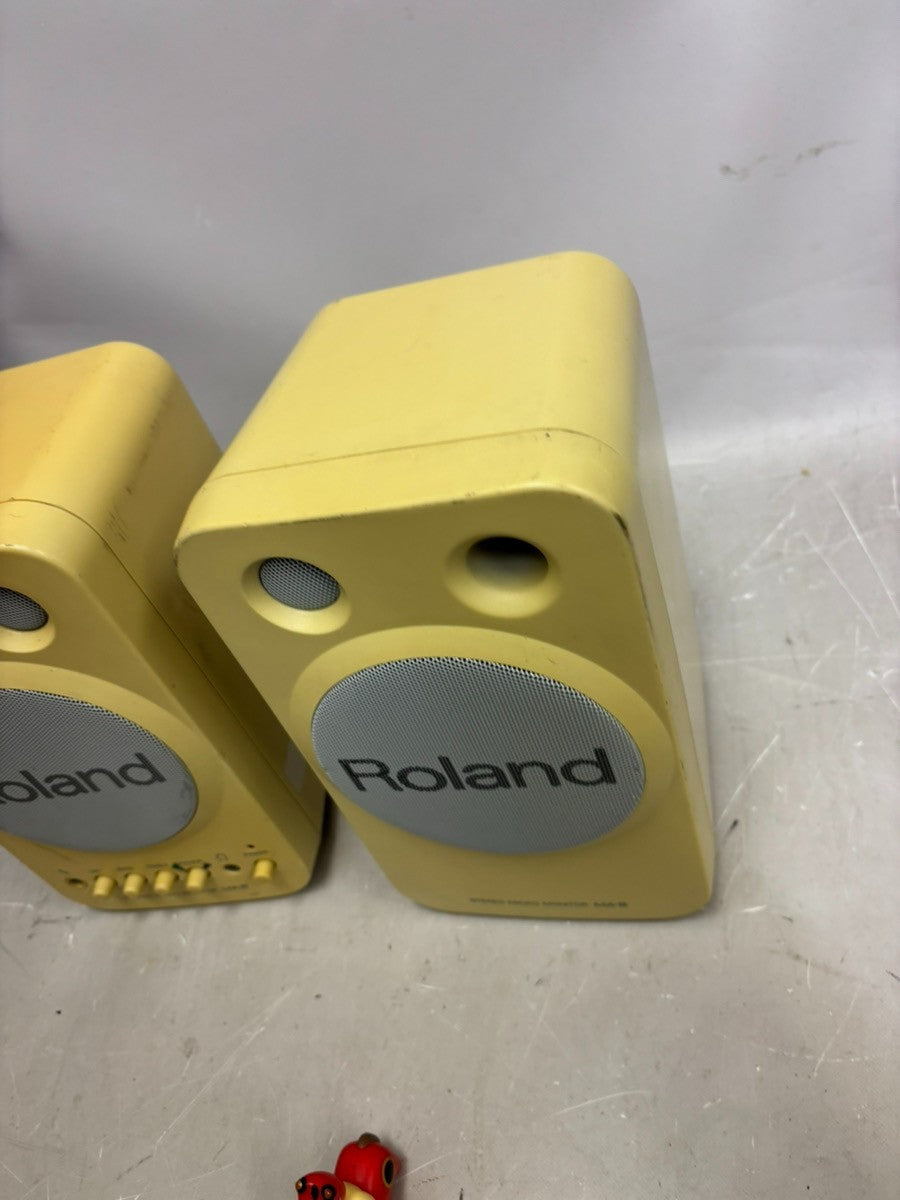 Roland MA-8 Micro Monitor Stereo Speakers Pair Tested Working from Japan