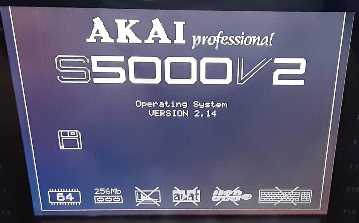 AKAI Display S5000 S6000 Operation Confirmed Very Good Condition Made in Japan