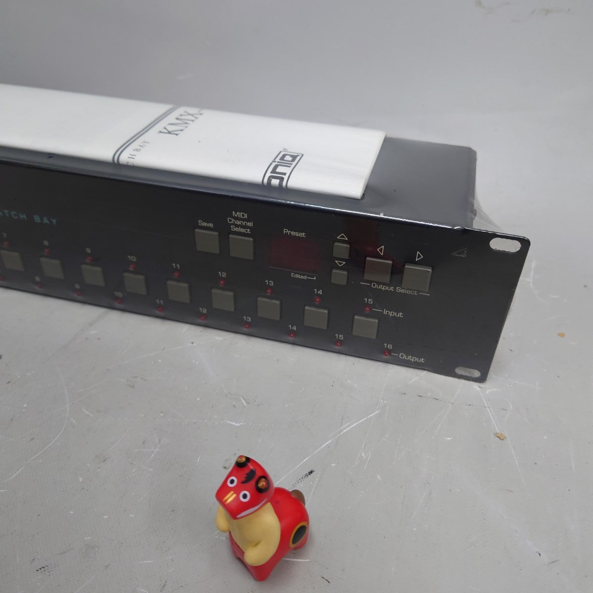 Ensoniq KMX-16 16x16 MIDI Patch Bay Router Rack Unit from japan