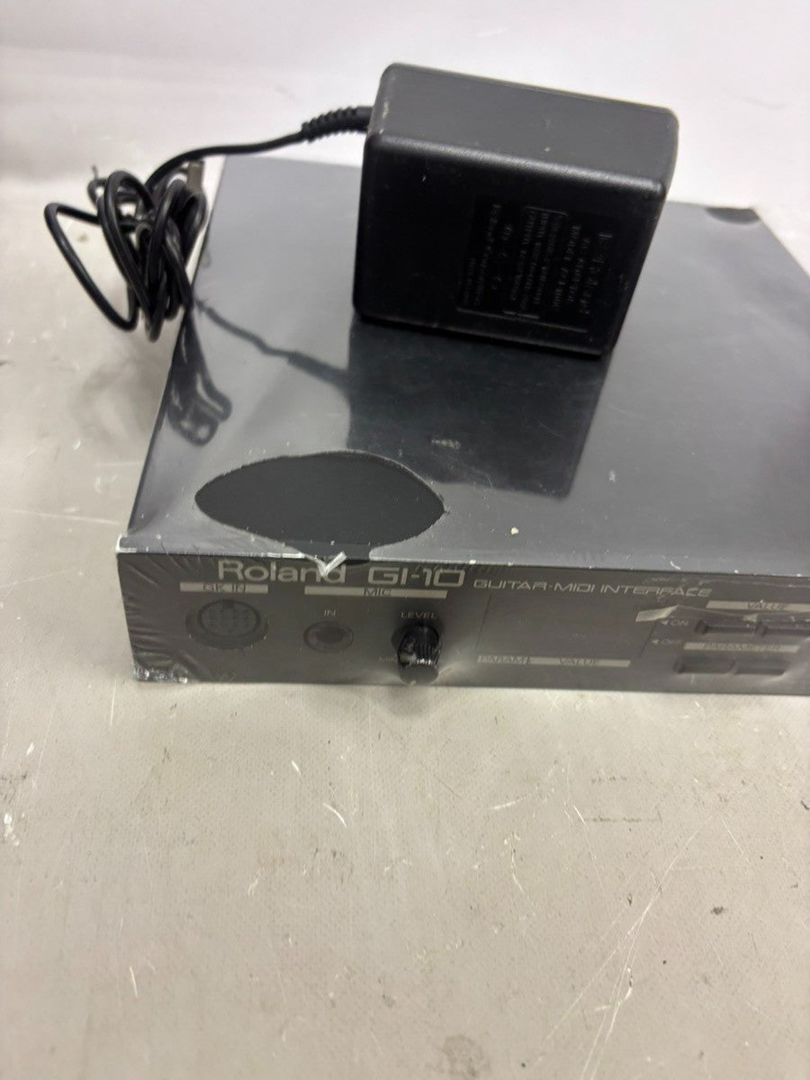 Roland GI-10 Guitar MIDI Interface Processor Tested with Adapter