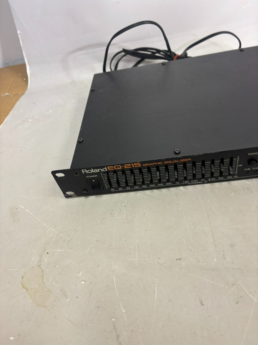 Roland EQ-215 Stereo Graphic Equalizer Rack Unit from Japan