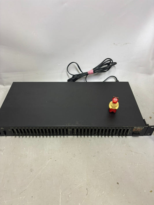 Roland E-215 Dual Channel Graphic Equalizer Rack Unit Tested