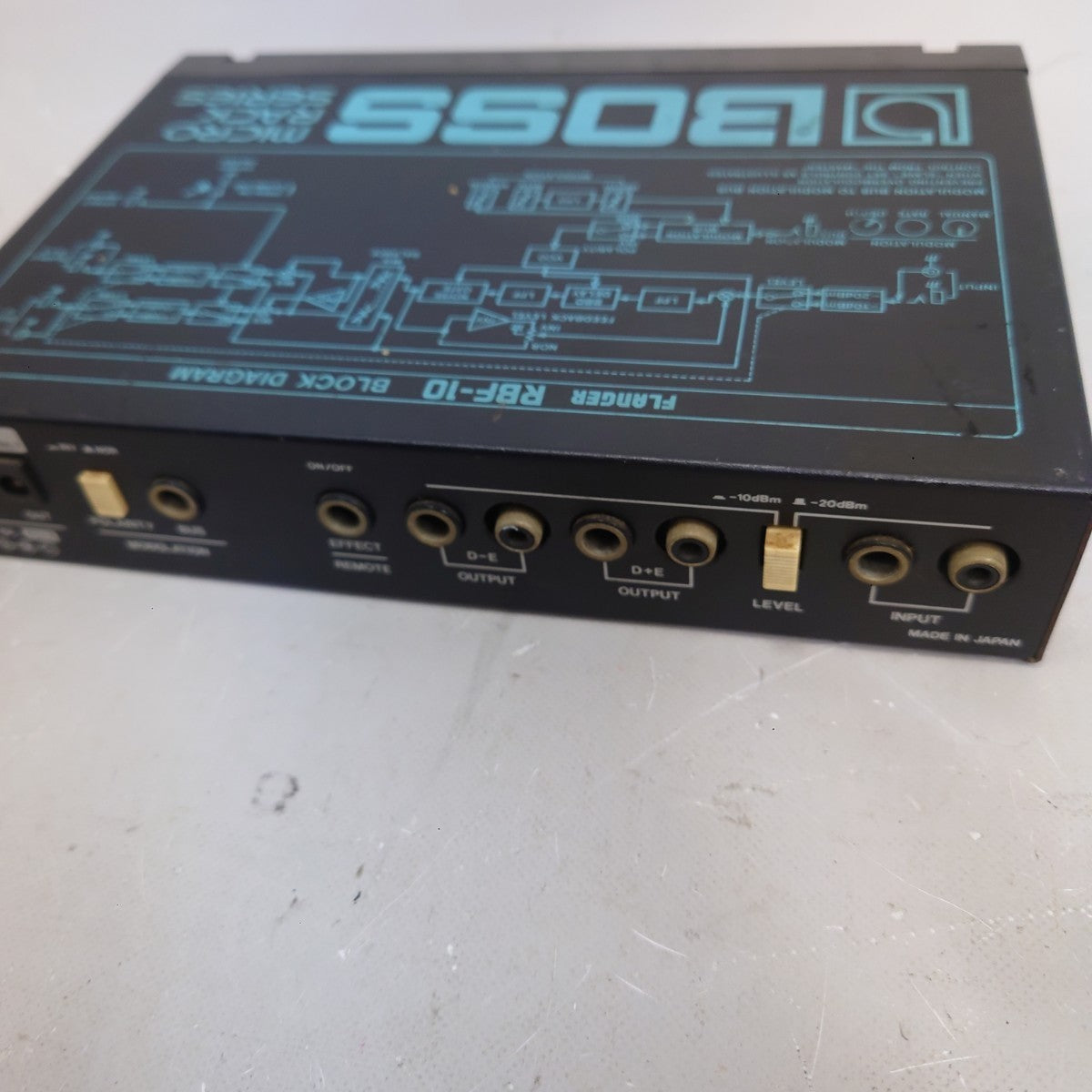 BOSS RBF-10 Micro Rack Flanger Effects Processor from Japan