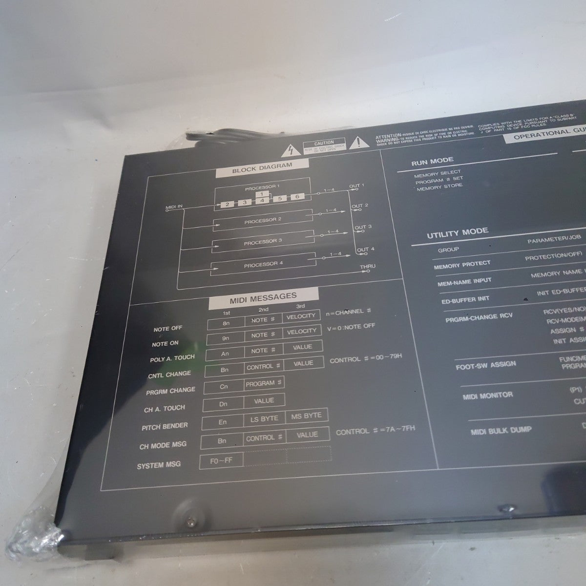 Yamaha MEP4 MIDI Event Processor Rack Unit MIDI Controller from Japan