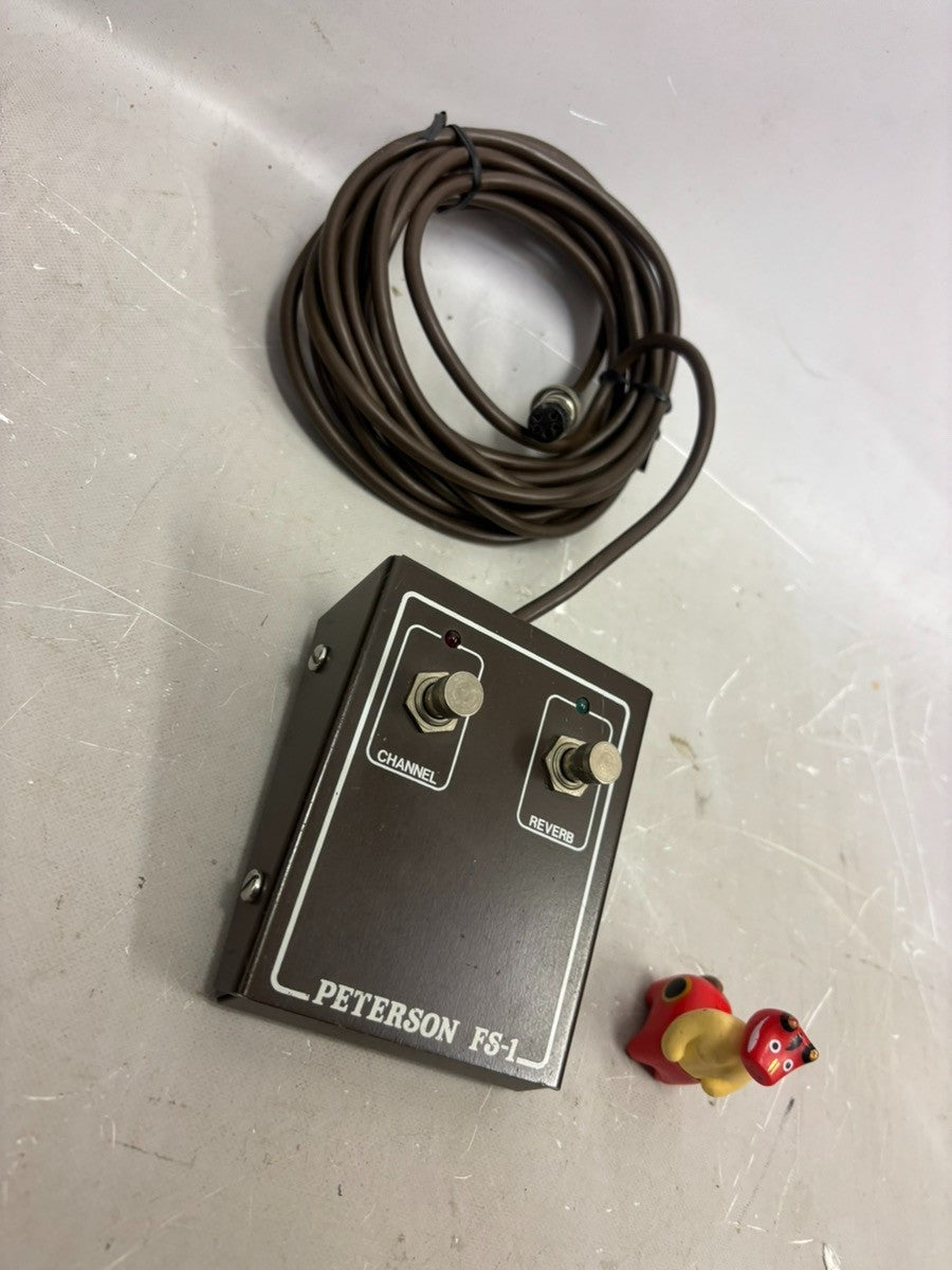 Peterson FS-1 Dual Footswitch Channel Reverb Controller Tested