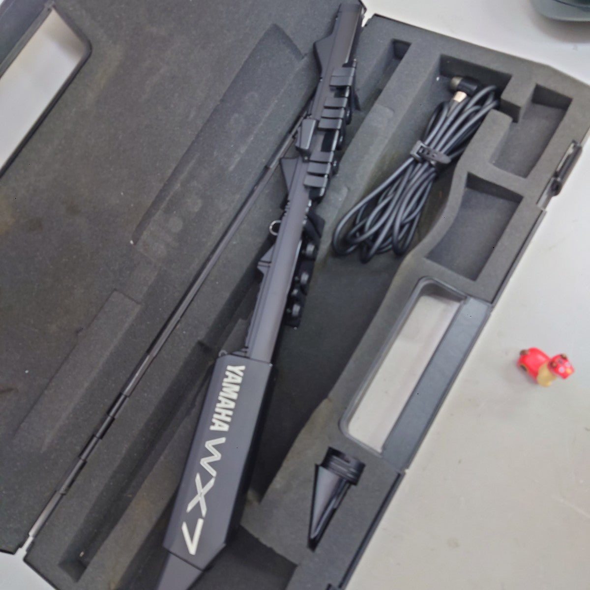 Yamaha WX7 Wind MIDI Controller Tested with Case and Cable No Battery Pack