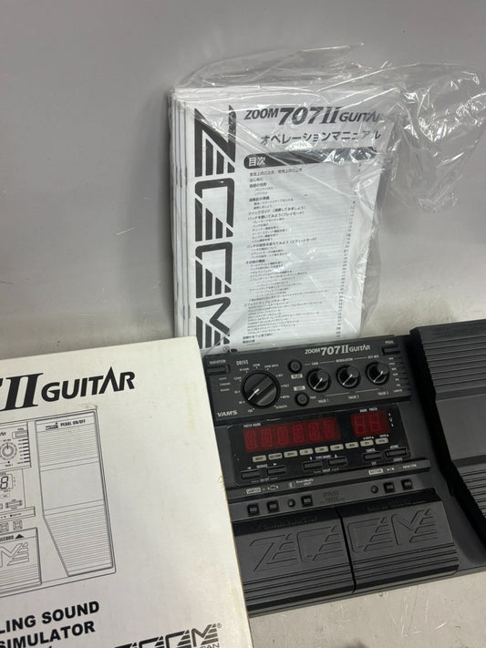 Zoom 707II Guitar Multi Effects Processor Pedal from Japan