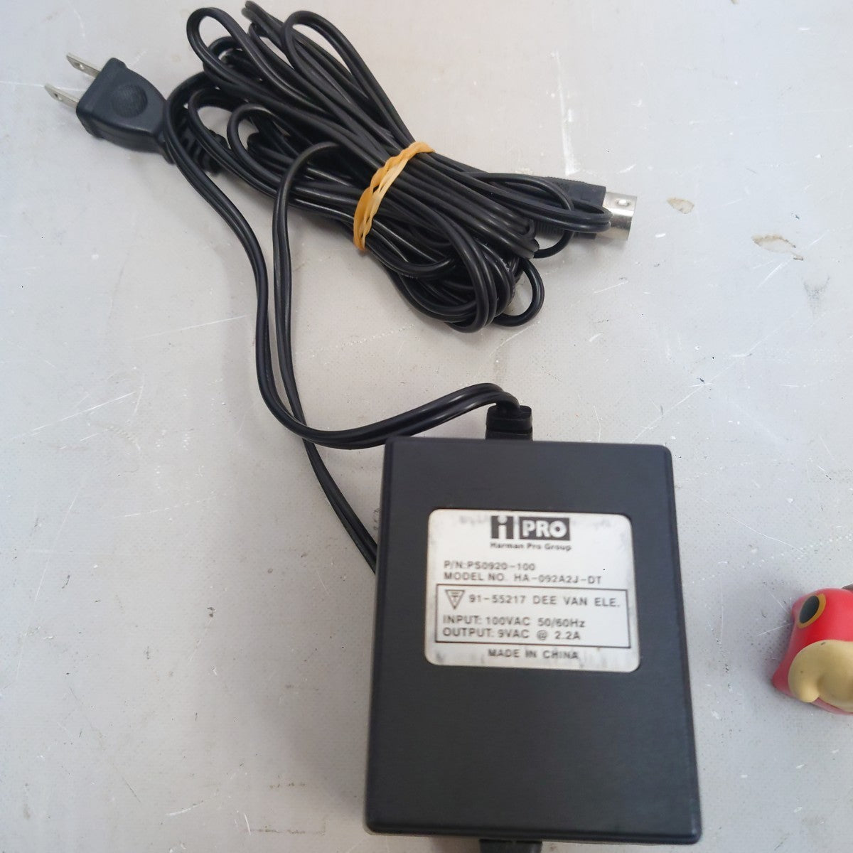 Harman Pro Group HPRO HA-092A2J-DT AC Adapter Power Supply 9VAC from Japan