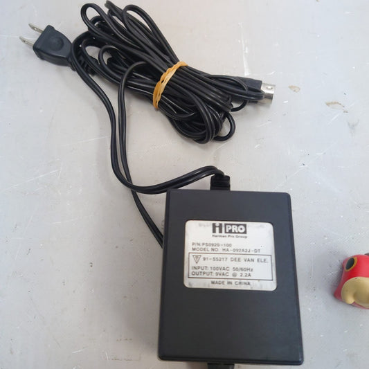 Harman Pro Group HPRO HA-092A2J-DT AC Adapter Power Supply 9VAC from Japan