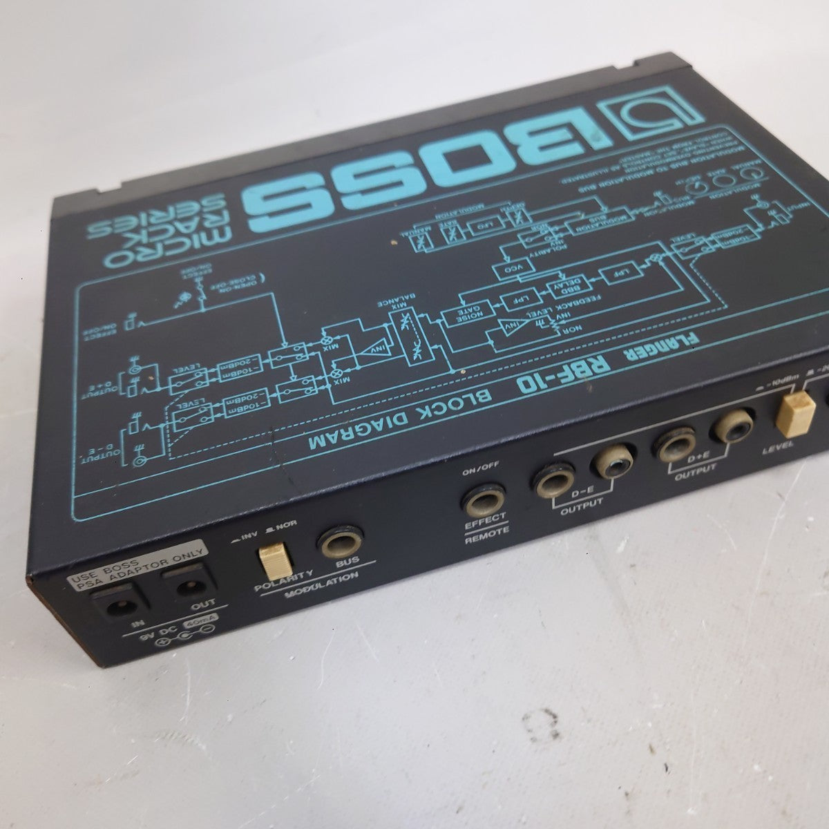 BOSS RBF-10 Micro Rack Flanger Effects Processor from Japan