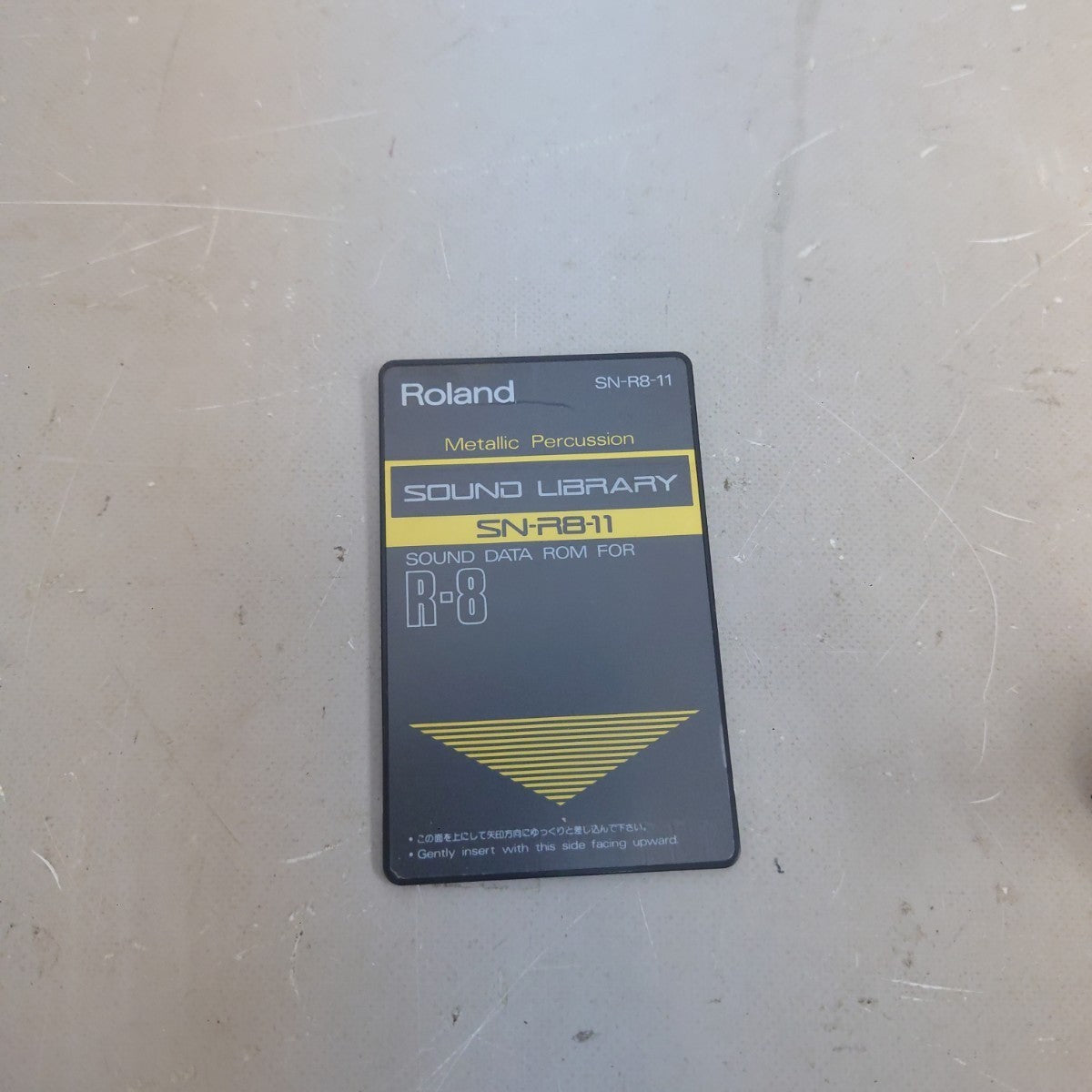 Roland SN-R8-11 Metallic Percussion Sound Library Card for R-8 Tested