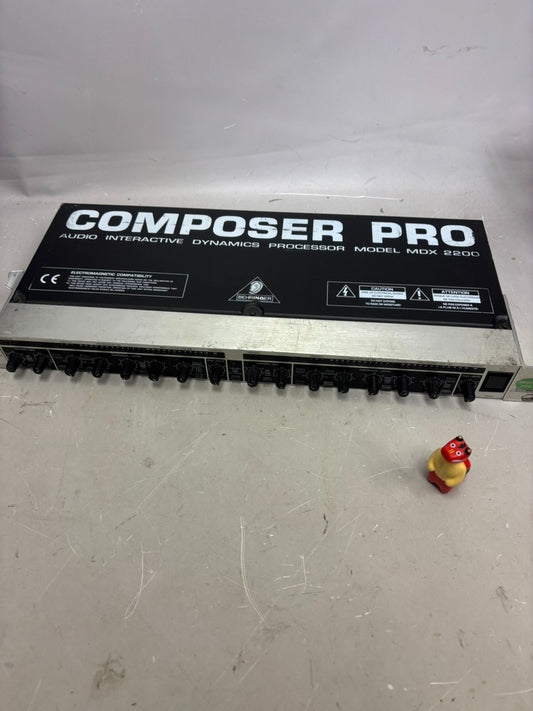 Behringer Composer Pro MDX2200 Audio Compressor Limiter Rack Unit from Japan