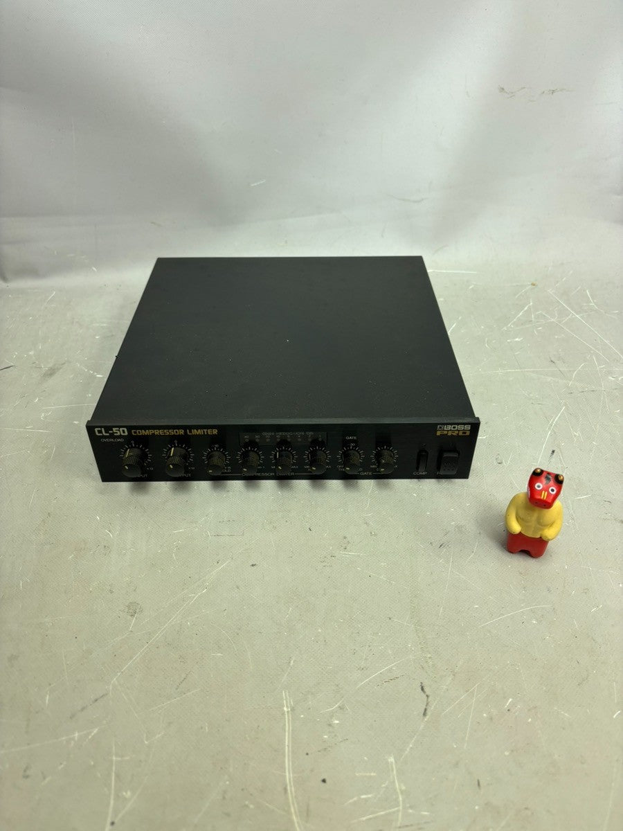 BOSS CL50 Compressor Limiter Rackmount Unit Japan Vintage Audio Gear Tested
