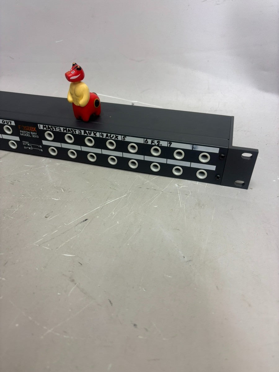 Fostex 3013 Patch Bay 1U Rack Audio Patchbay 1/4” TRS Tested from Japan