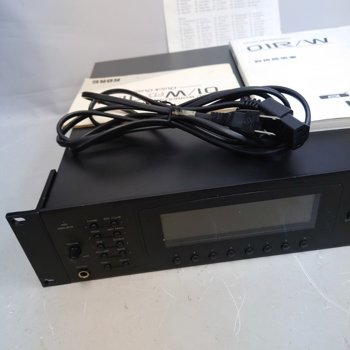 KORG 01R/W Music Workstation Sound Module with Manual from Japan
