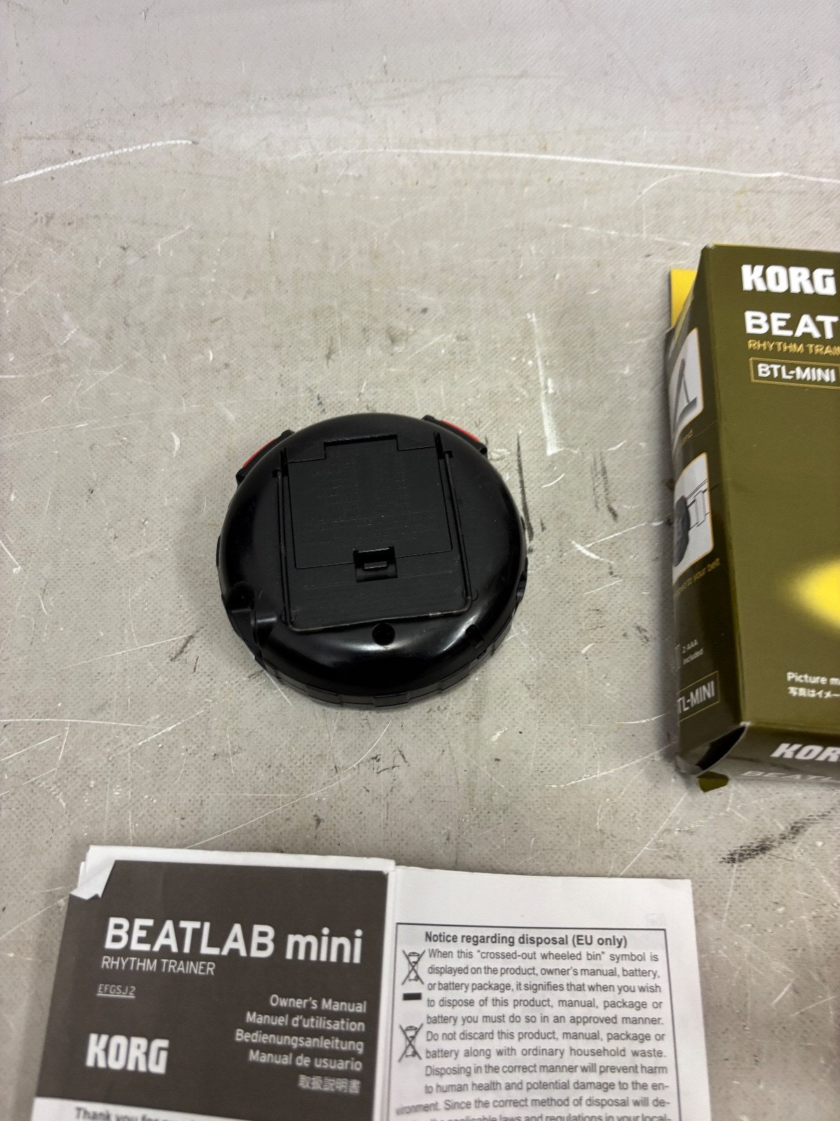 KORG BEATLAB mini Rhythm Trainer with BOX not tested