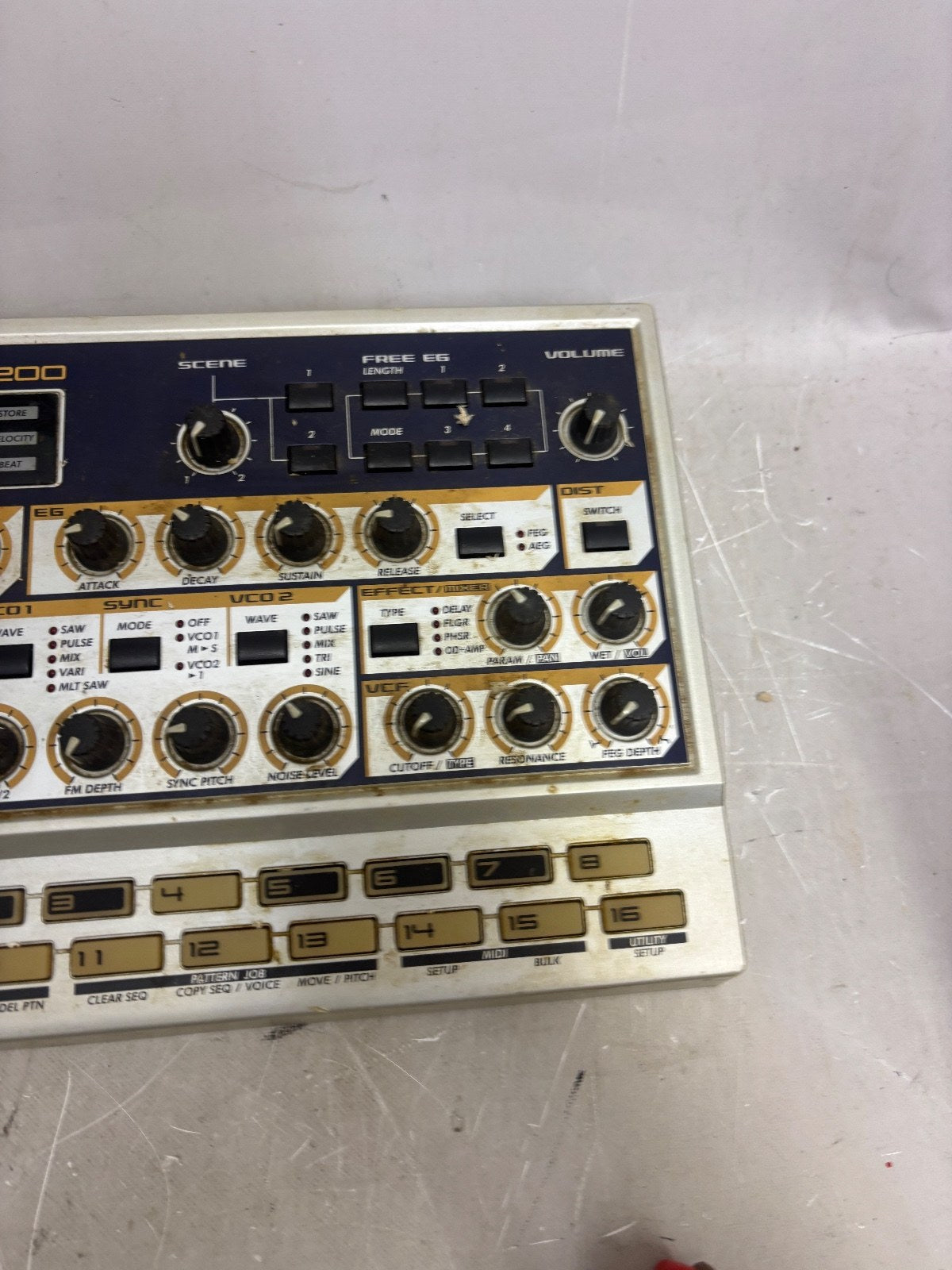 Yamaha AN200 Desktop Control Synthesizer Not Tested