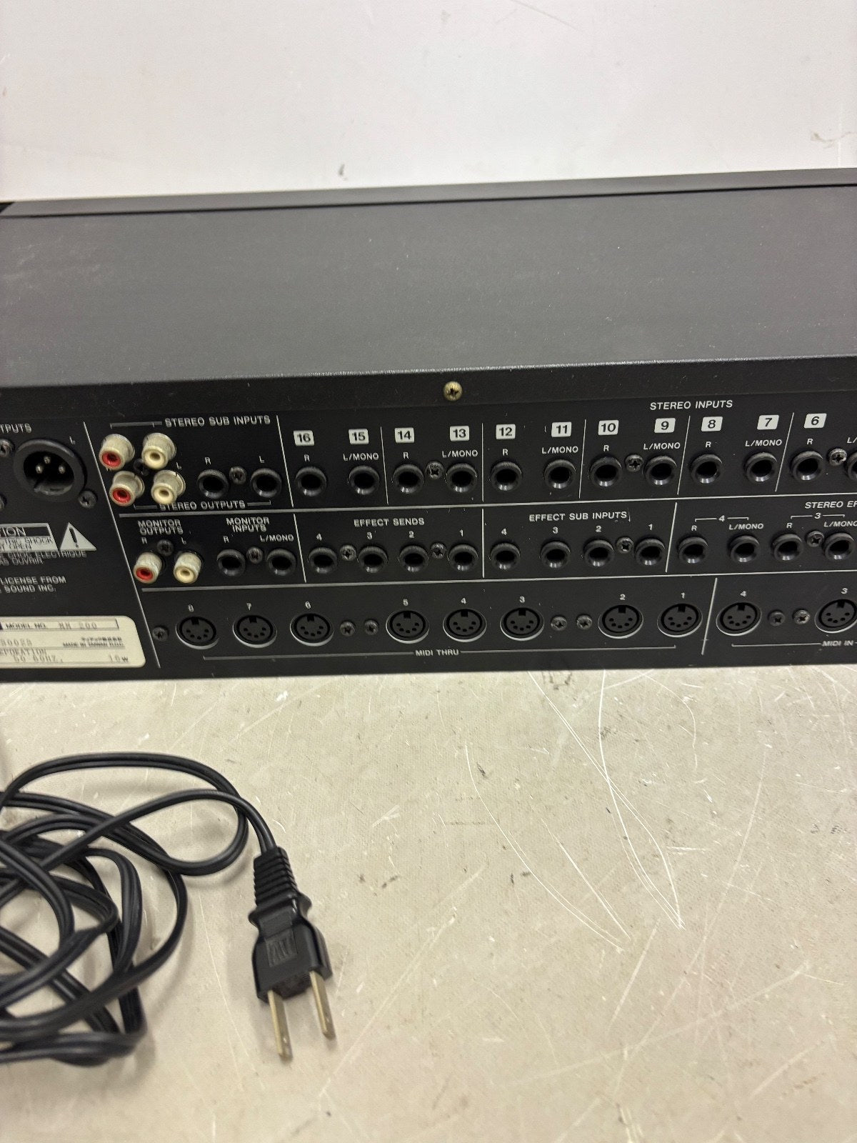 TASCAM MM-200 Analog Mixer Tested Working From Japan