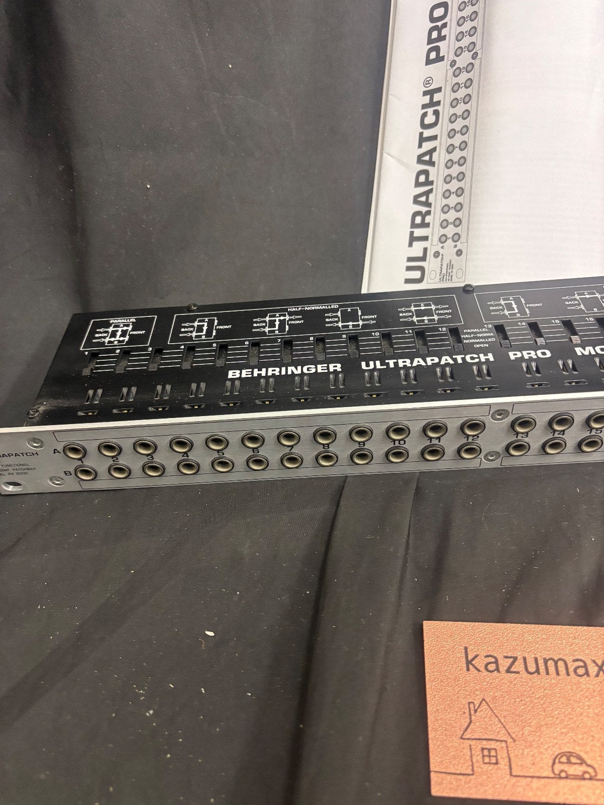 BEHRINGER PX2000 ULTRAPATCH PRO 48 Point 1U Audio Patchbay Working from Japan