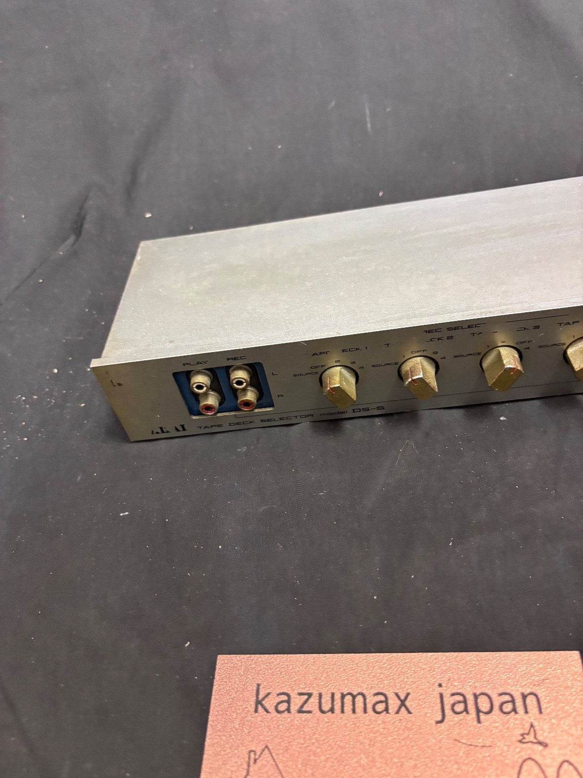 Akai DS-5 Tape Deck Selector Vintage Audio Component Rackmount Unit Tested
