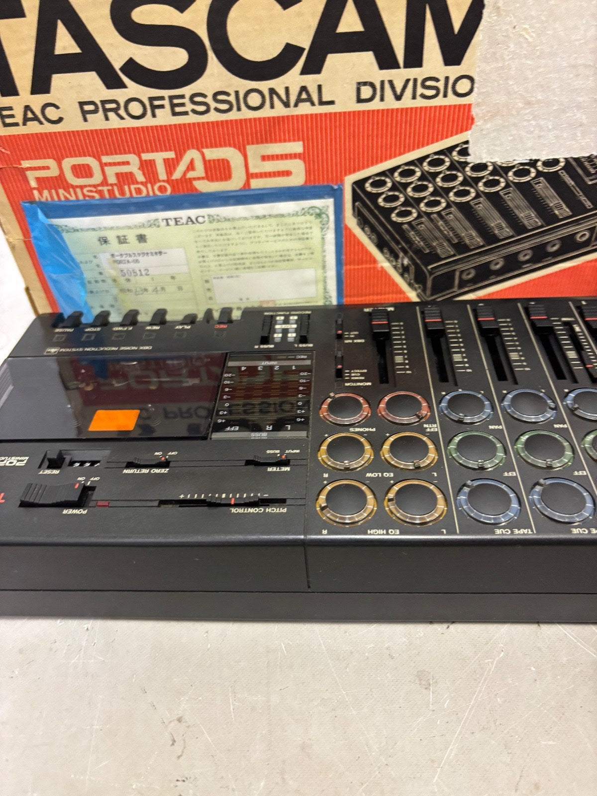 Serviced TASCAM Porta 05 4-Track Multitrack Cassette Recorder