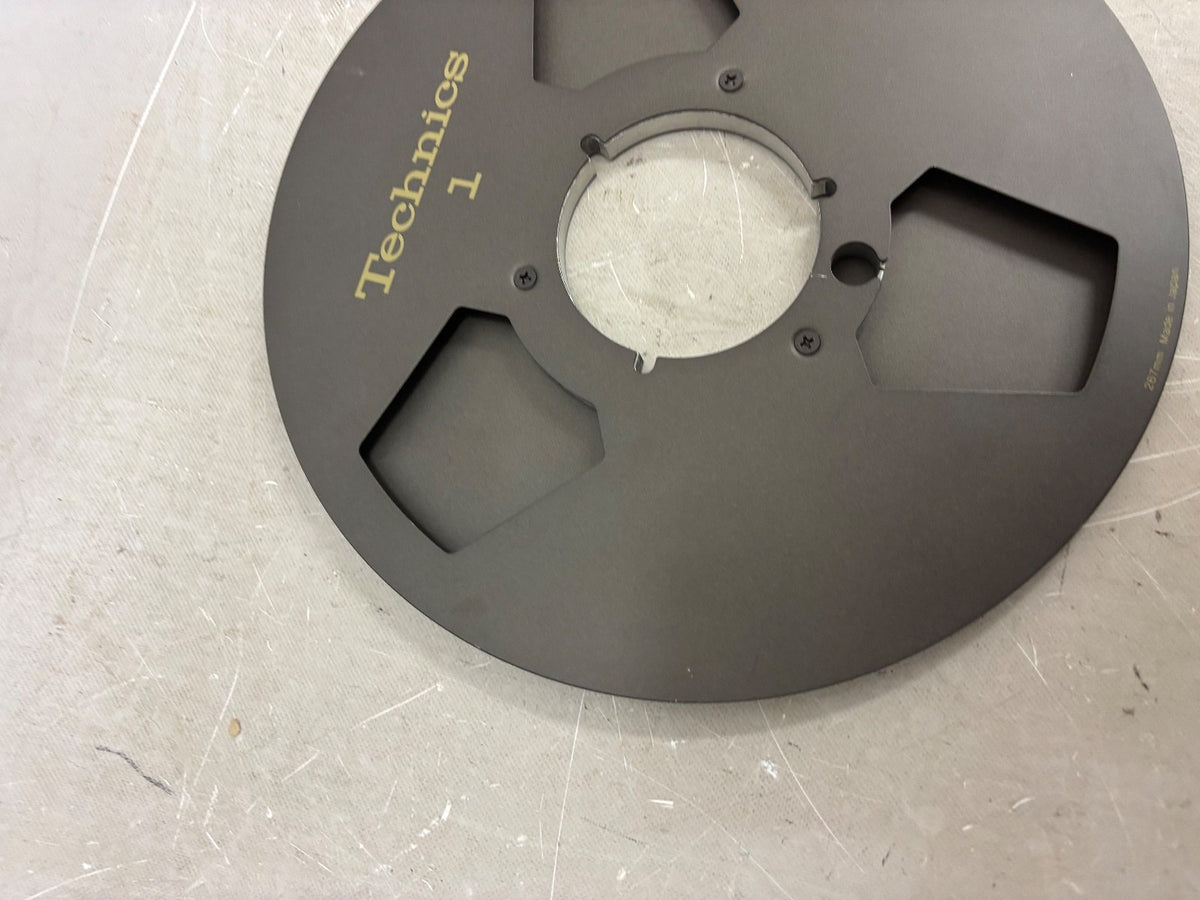 Technics 10.5 metal reel black tape reel