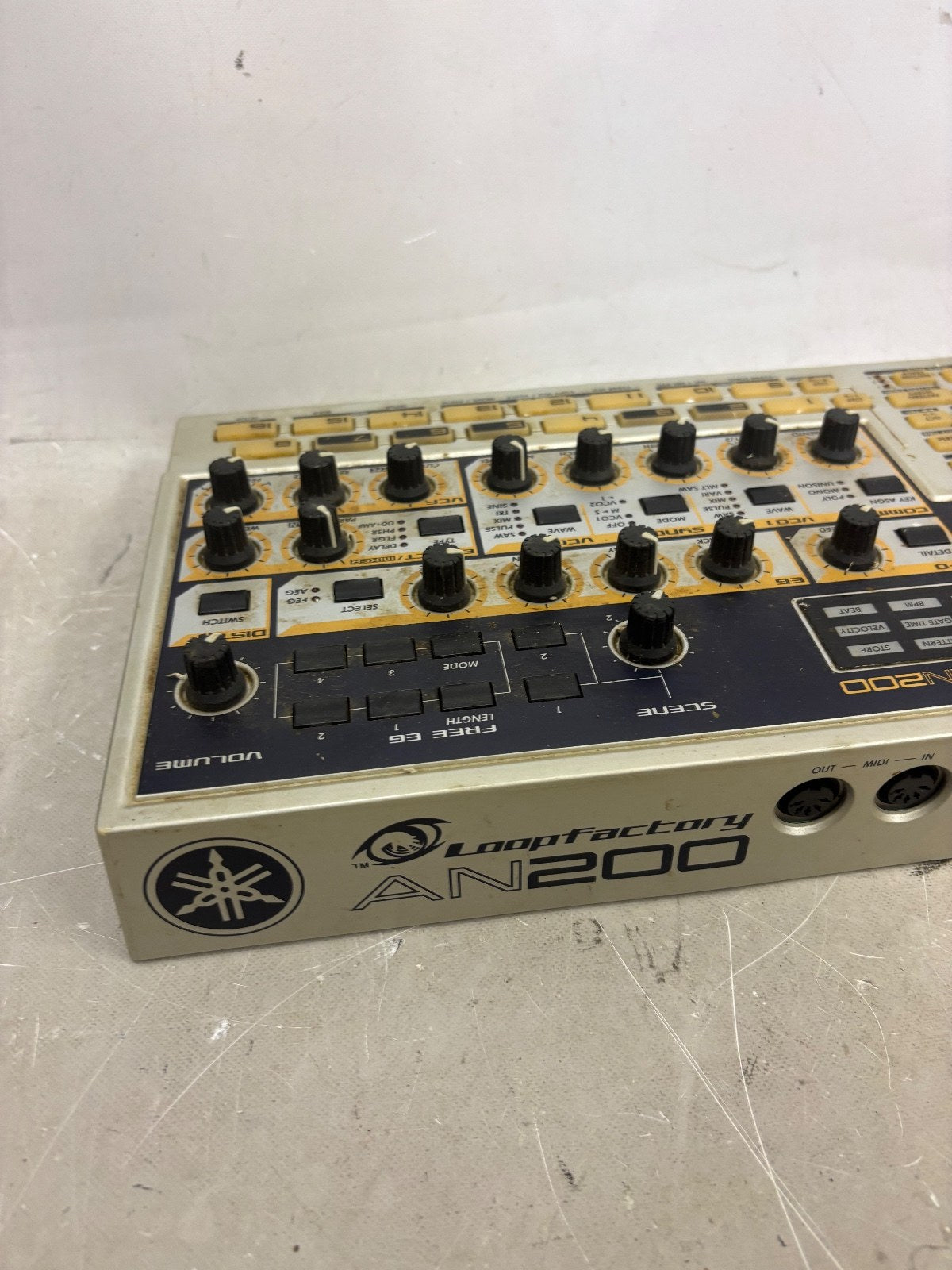 Yamaha AN200 Desktop Control Synthesizer Not Tested