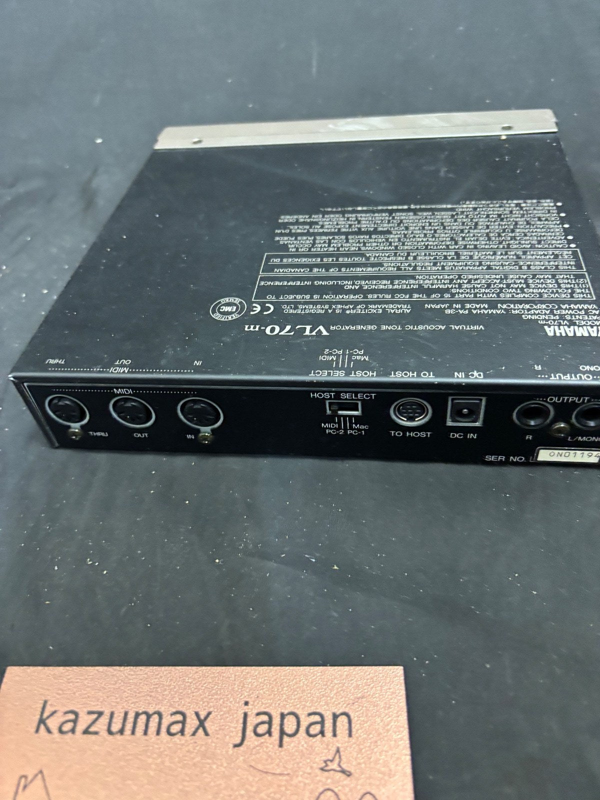Yamaha VL70-m Virtual Acoustic Tone Generator Synthesizer Module Test completed