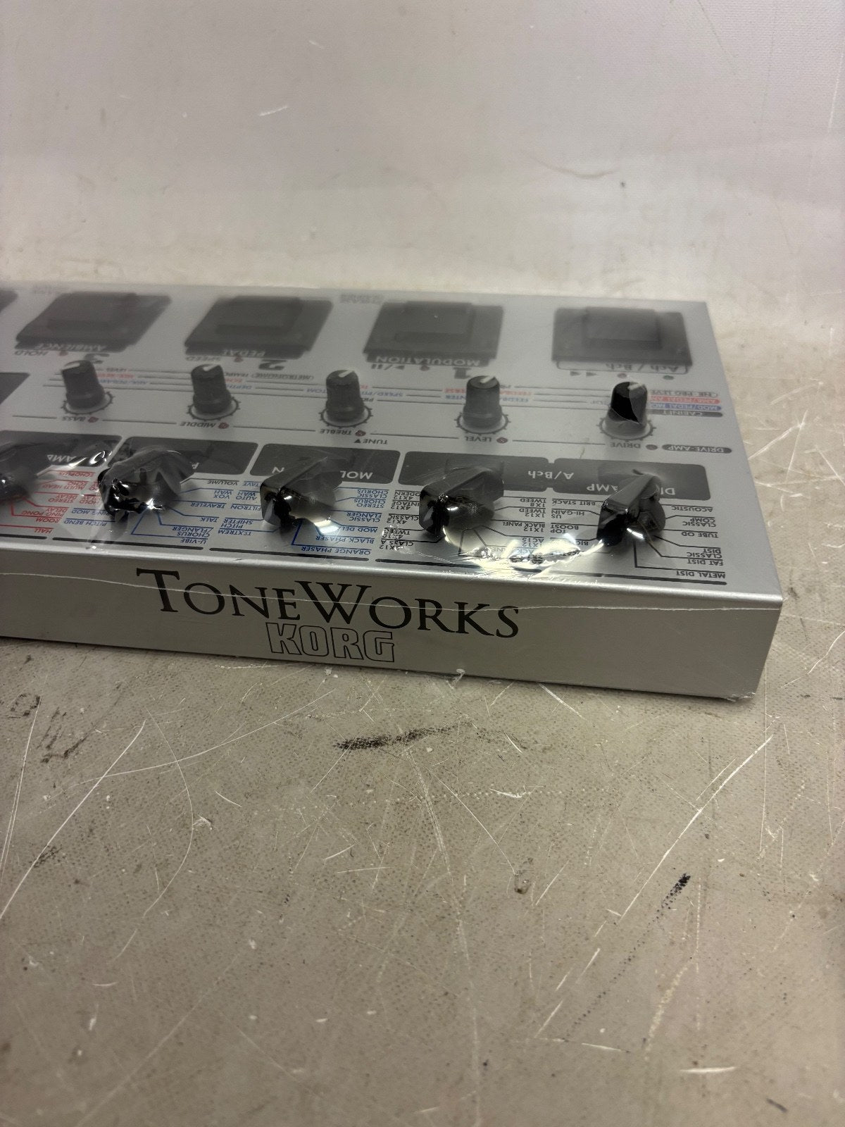 Korg AX1500G Guitar Multi Effects Processor Amp Modeling Expression Pedal Tested