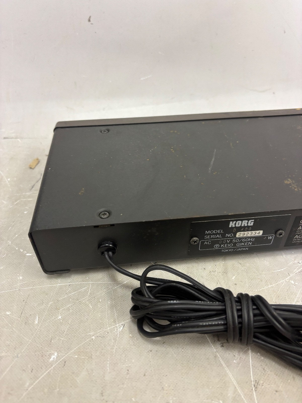 Korg SD400 Stage Delay Digital Rackmount Effects Processor Vintage Unit Tested