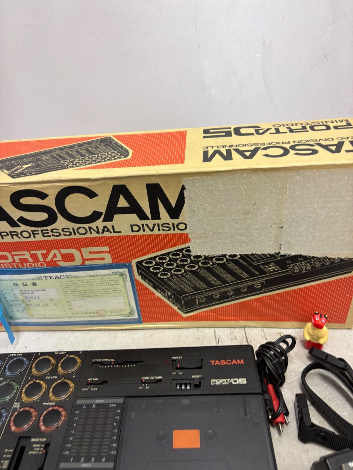 Serviced TASCAM Porta 05 4-Track Multitrack Cassette Recorder