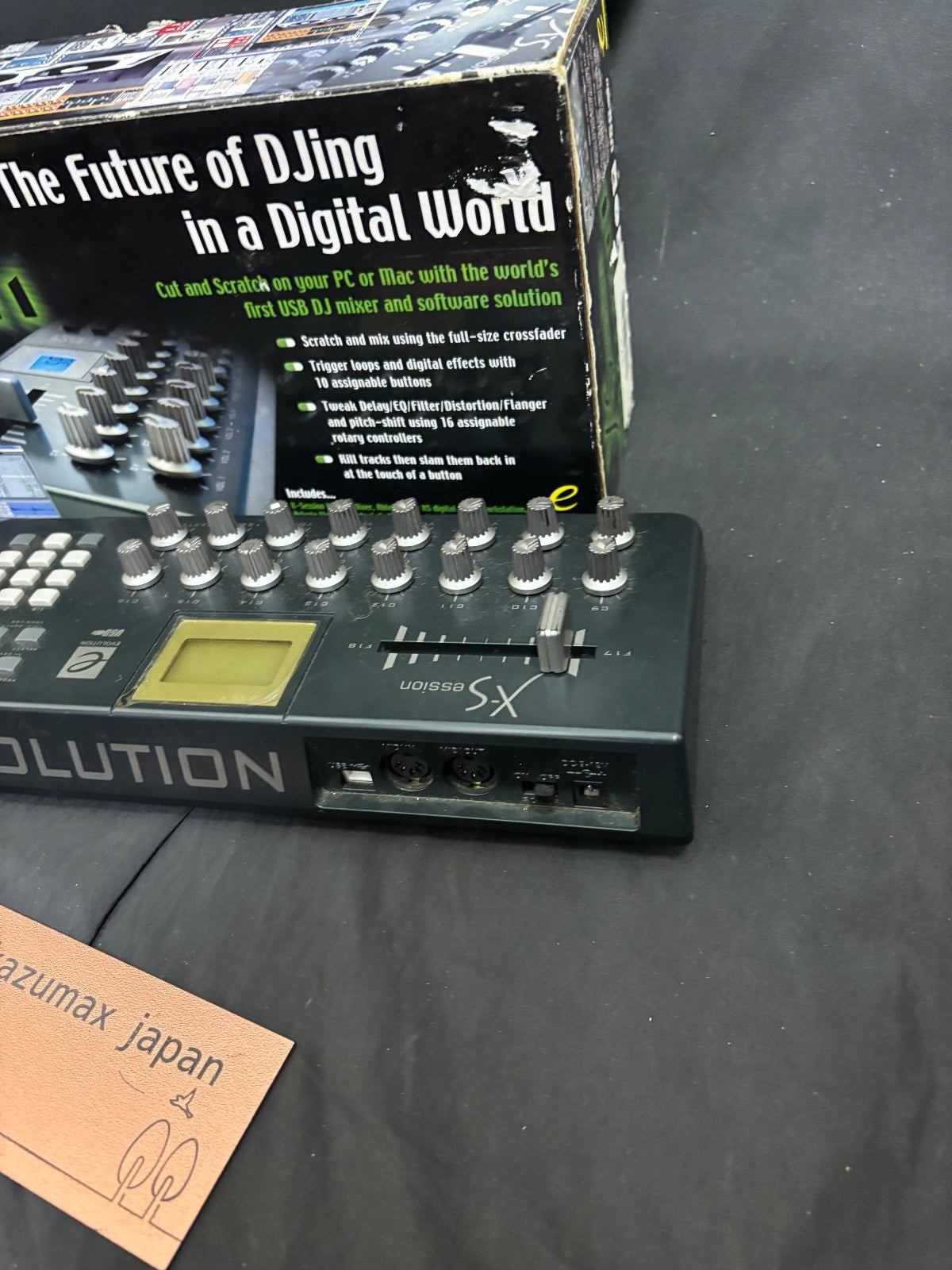 NEW Evolution X-Session DJ USB/Midi Controller MIDI IN & OUT Gun Metal Grey