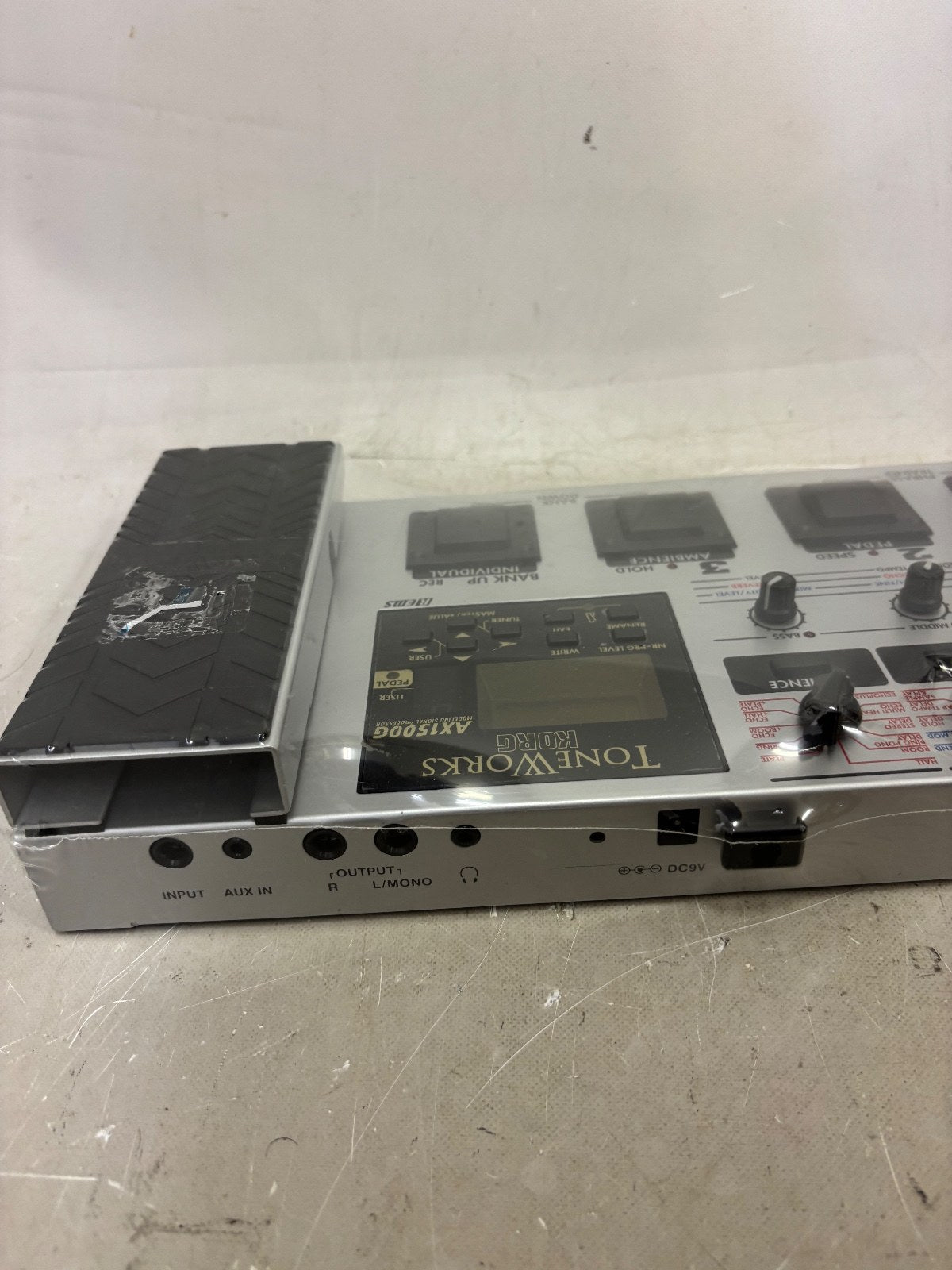Korg AX1500G Guitar Multi Effects Processor Amp Modeling Expression Pedal Tested