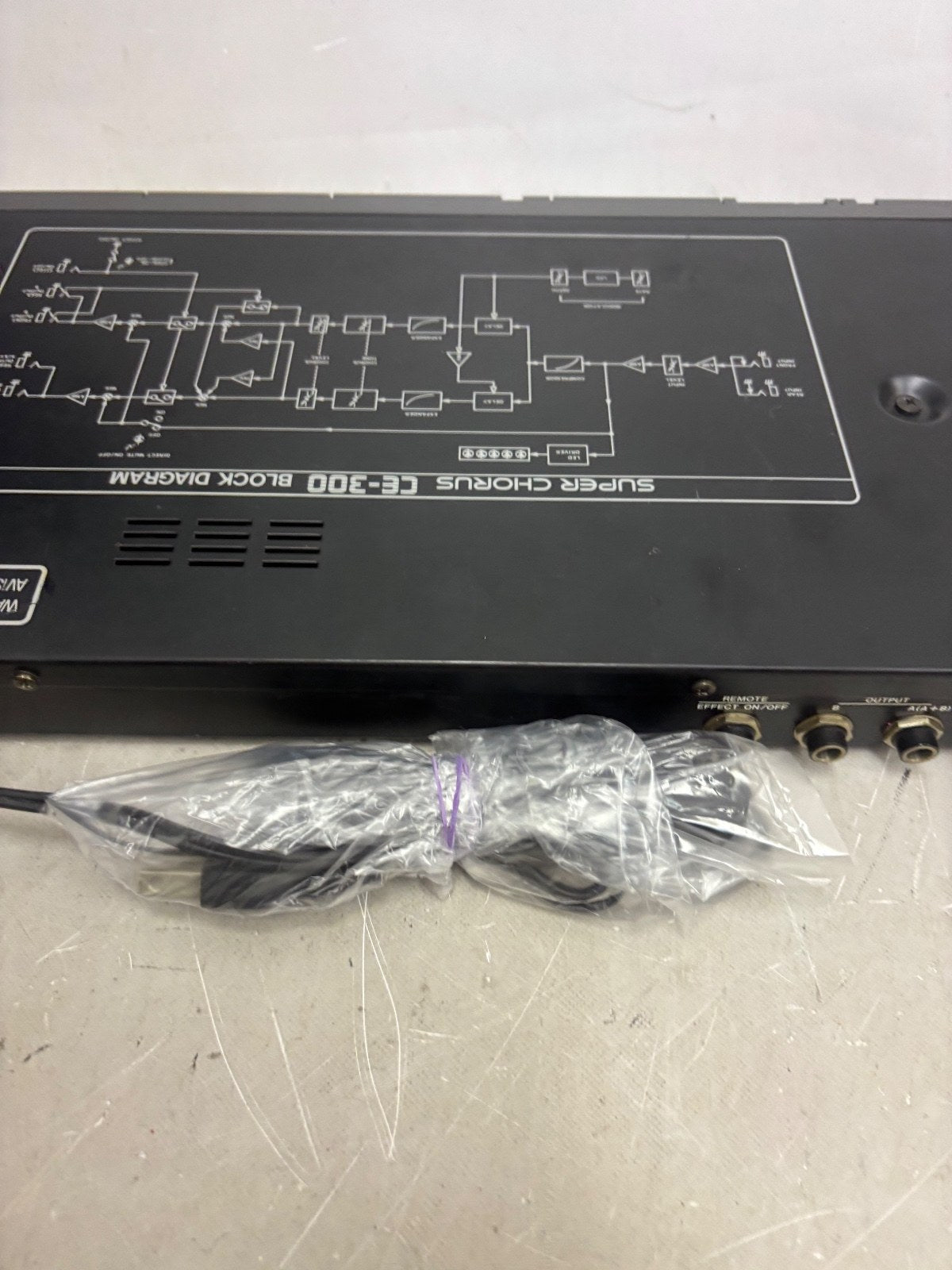 BOSS CE-300 Super Chorus Rack Effects Processor Tested From Japan