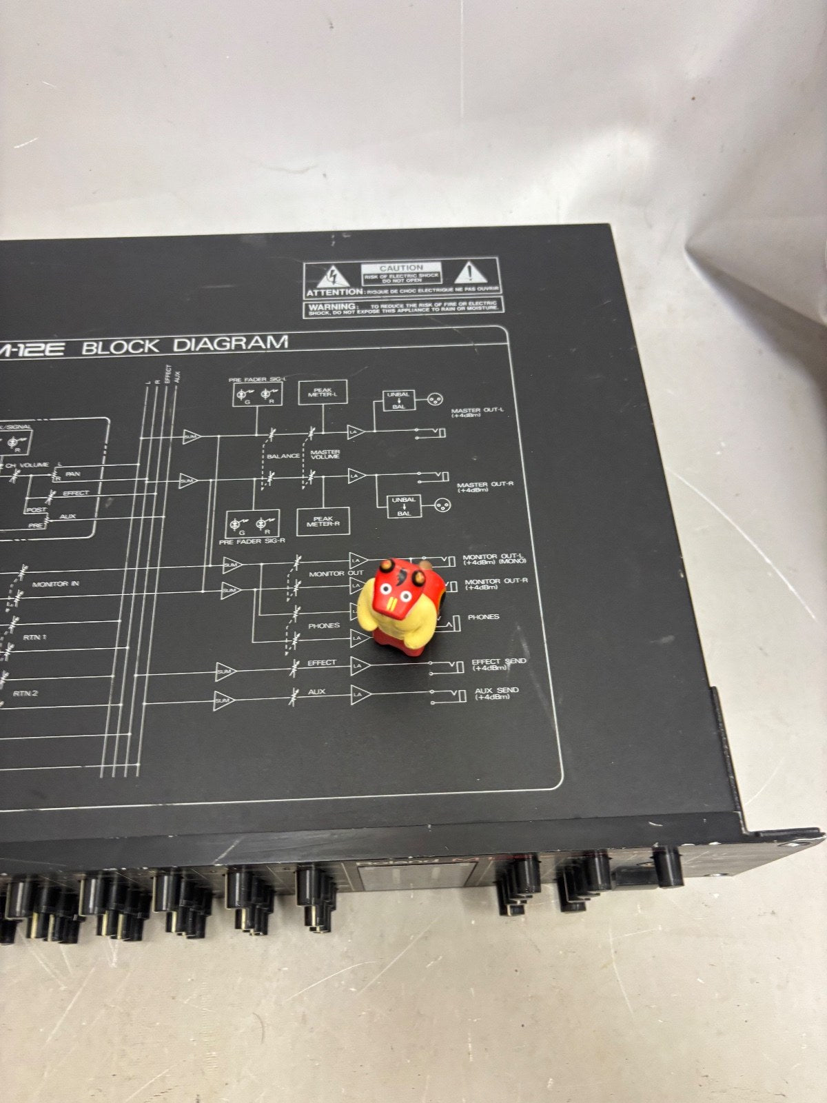 Roland M12E 12 Channel Rack Mixer Audio Line Mixer Tested
