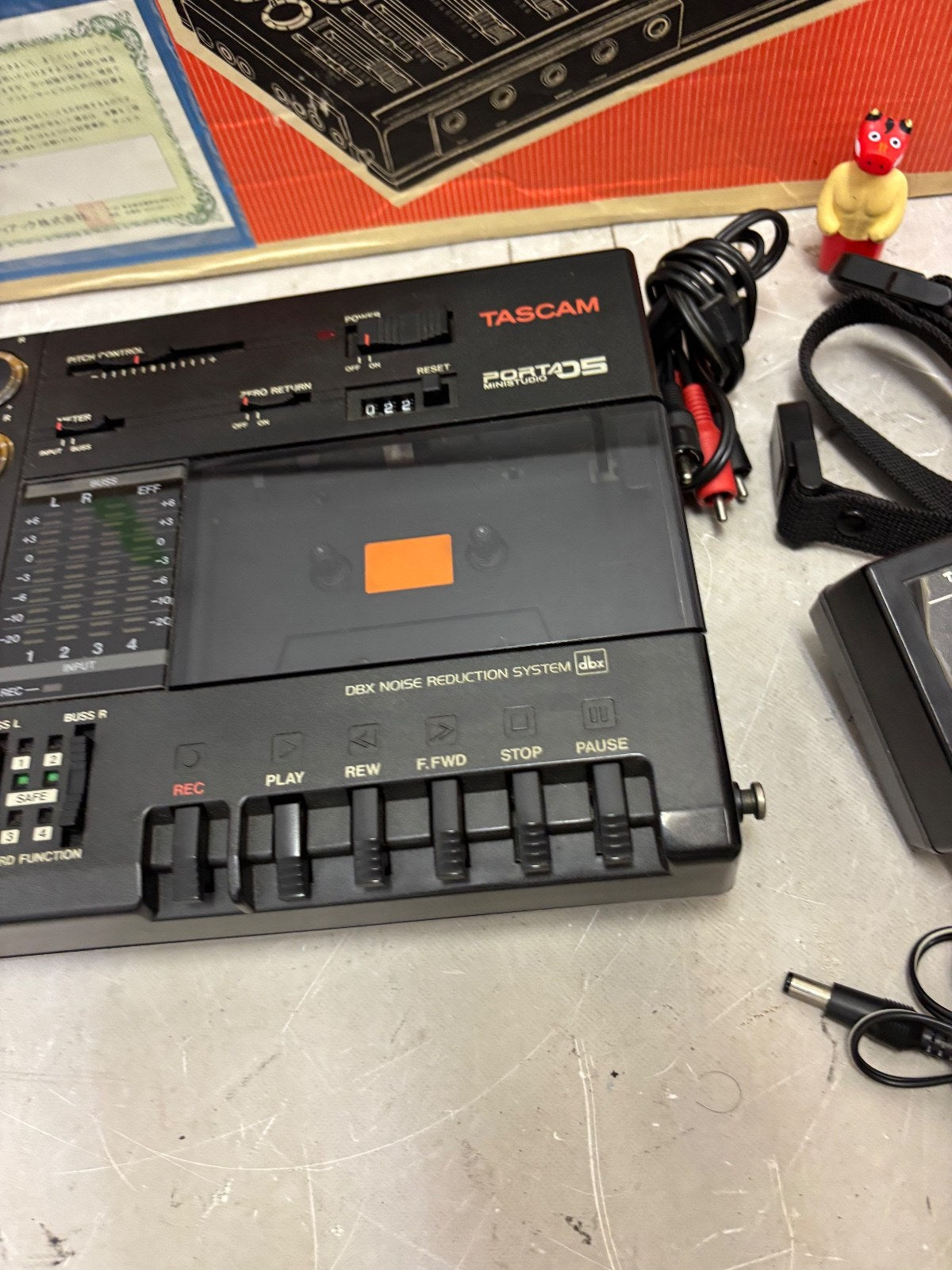 Serviced TASCAM Porta 05 4-Track Multitrack Cassette Recorder