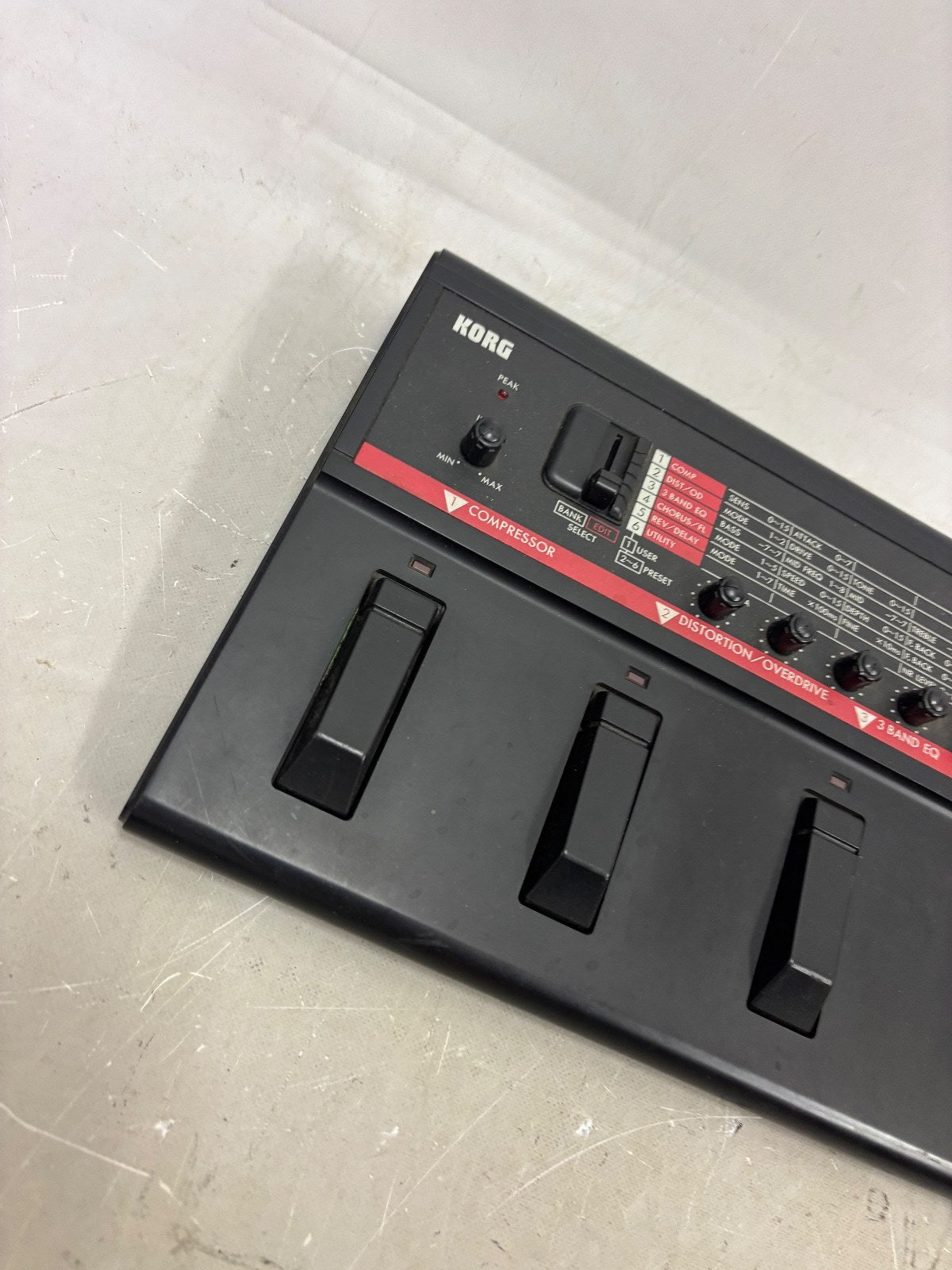 Korg A5 Guitar Performance Signal Processor Multi Effects Unit Tested
