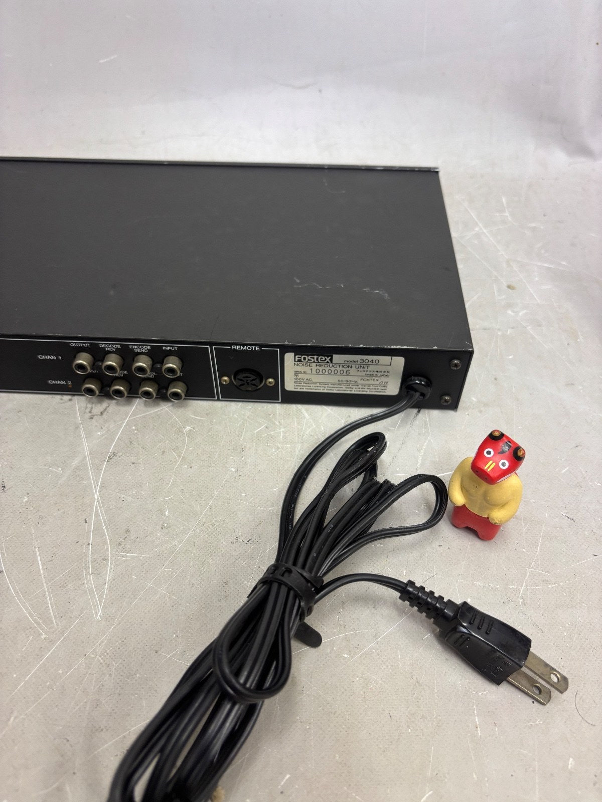Fostex 3040 Dolby C Noise Reduction Unit Rackmount Audio Processor Tested
