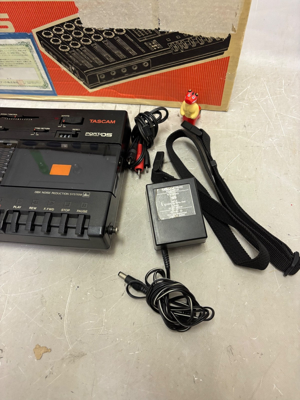 Serviced TASCAM Porta 05 4-Track Multitrack Cassette Recorder