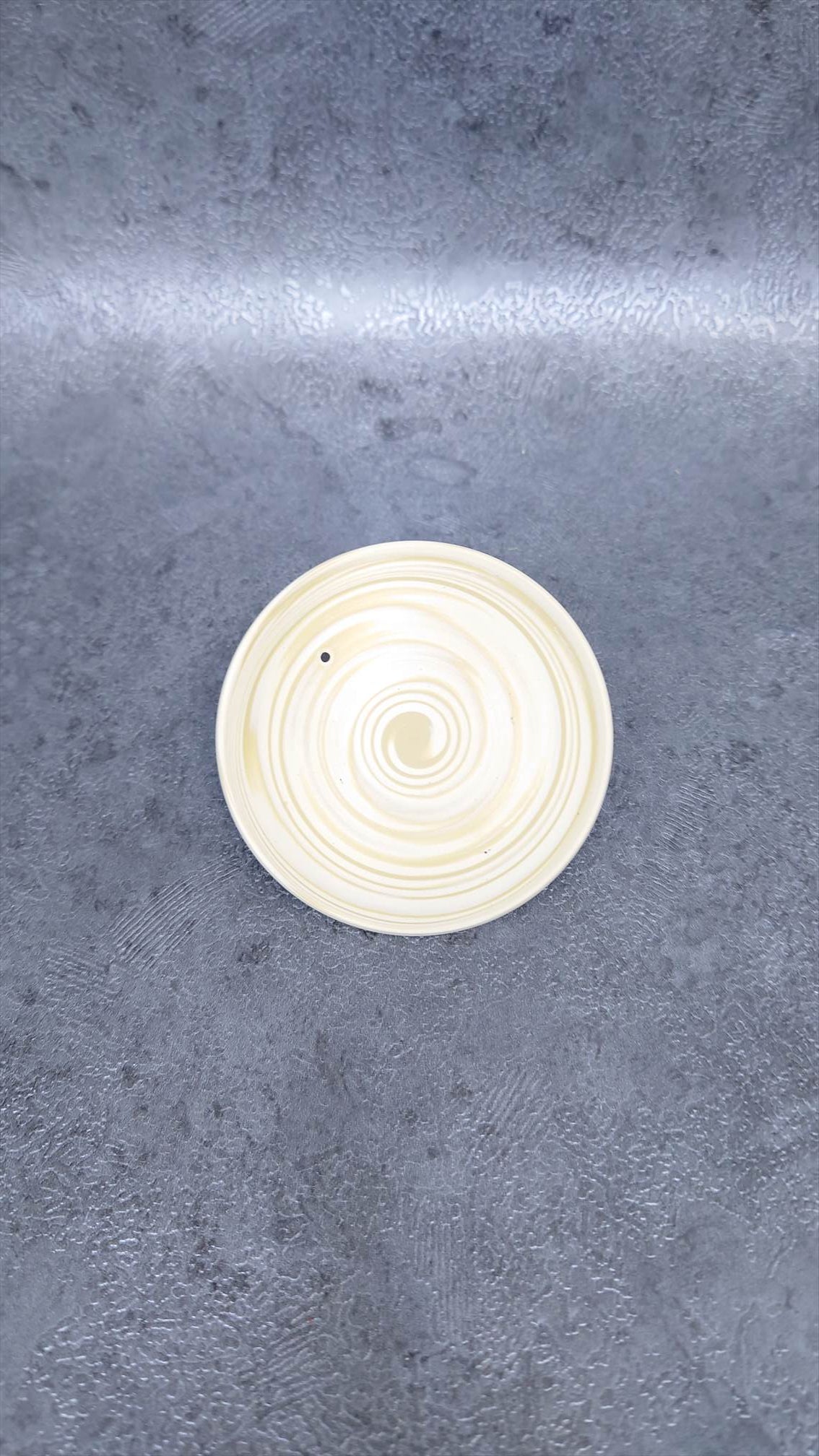 Teapot | Tokoname ware Pottery  | White and yellow kneaded round shape teapot | 240cc