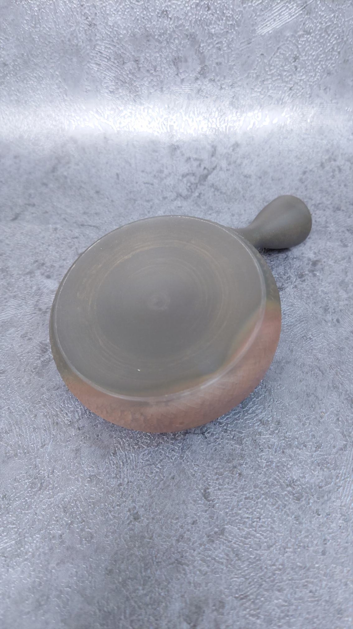 Teapot |Tokoname ware, Ceramesh |  Fire Kiln transformed extremely flat Teapot  | Gyokkou | 4.05oz (120cc)