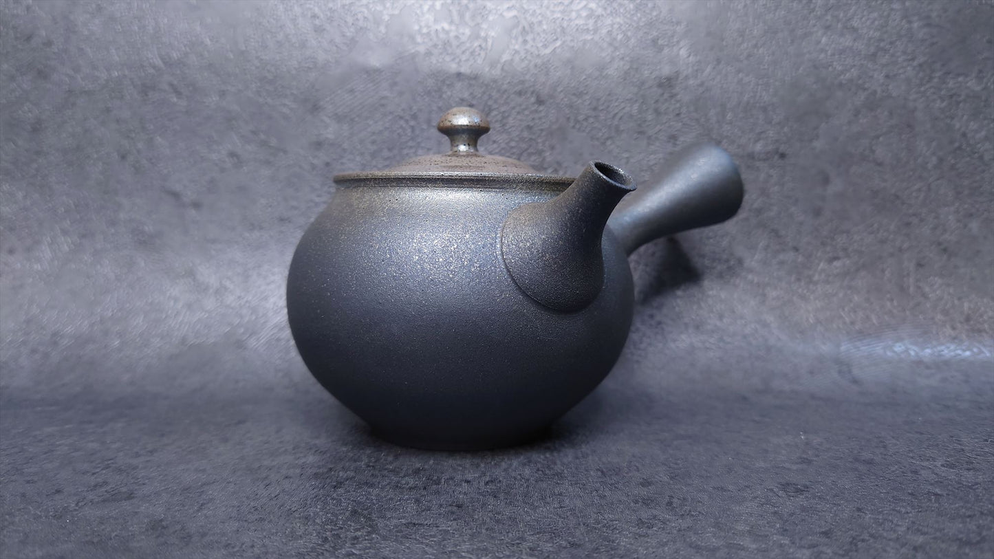 Teapot | Tokoname ware pottery | brim two-stage teapot | 300cc