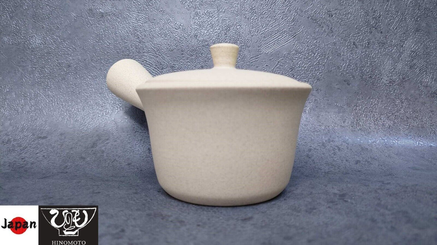 Japanese style Teapot | Tokoname ware | Jinsui-made | ceramesh & basket net 210cc